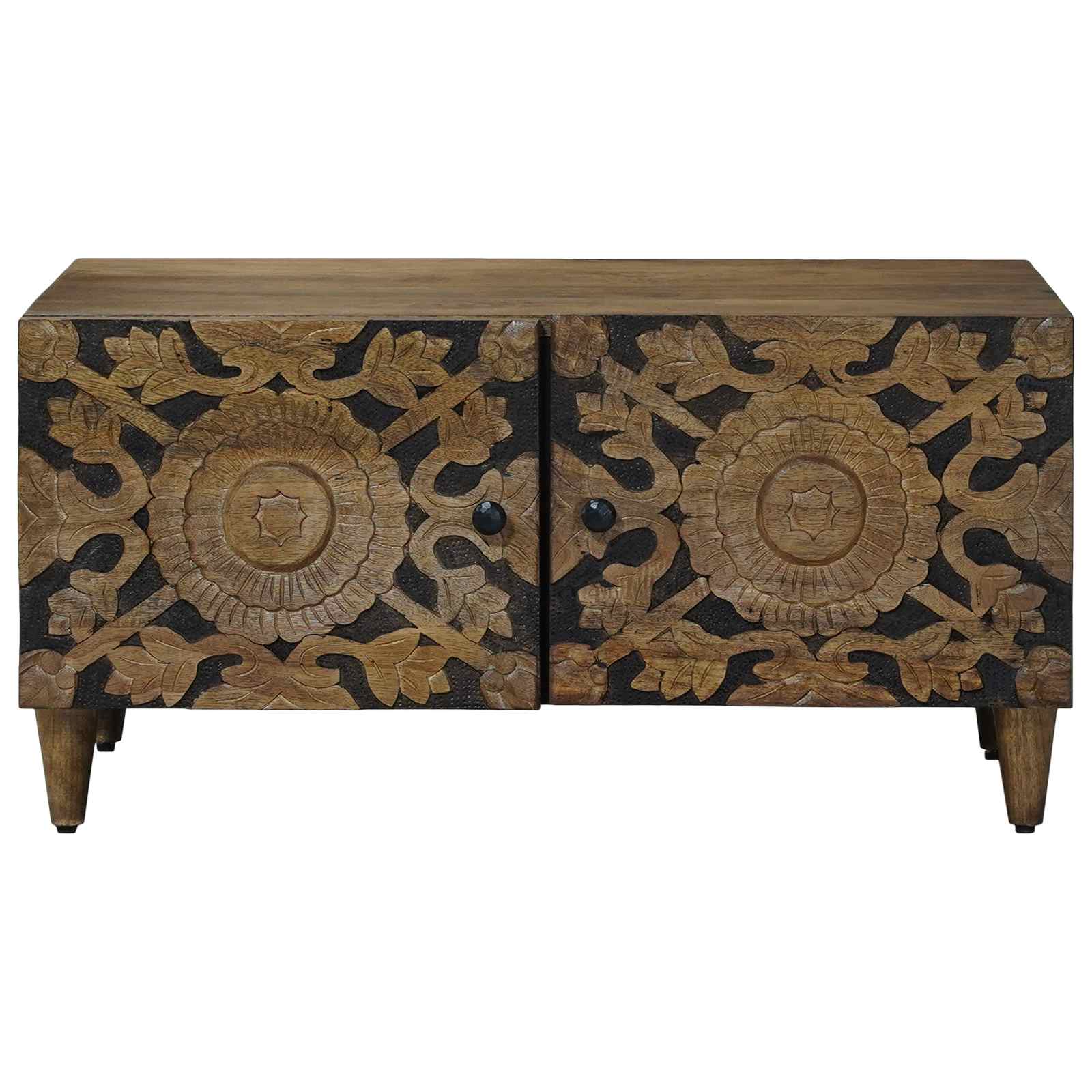 Salontafel Bruin 80 x 50 x 40 cm Massief Mango Hout