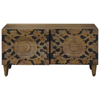 Salontafel Bruin 80 x 50 x 40 cm Massief Mango Hout