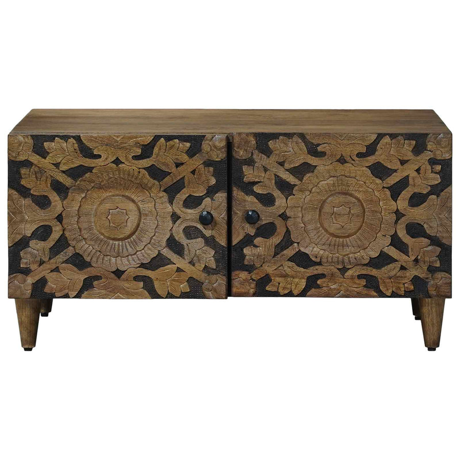 Salontafel Bruin 80 x 50 x 40 cm Massief Mango Hout