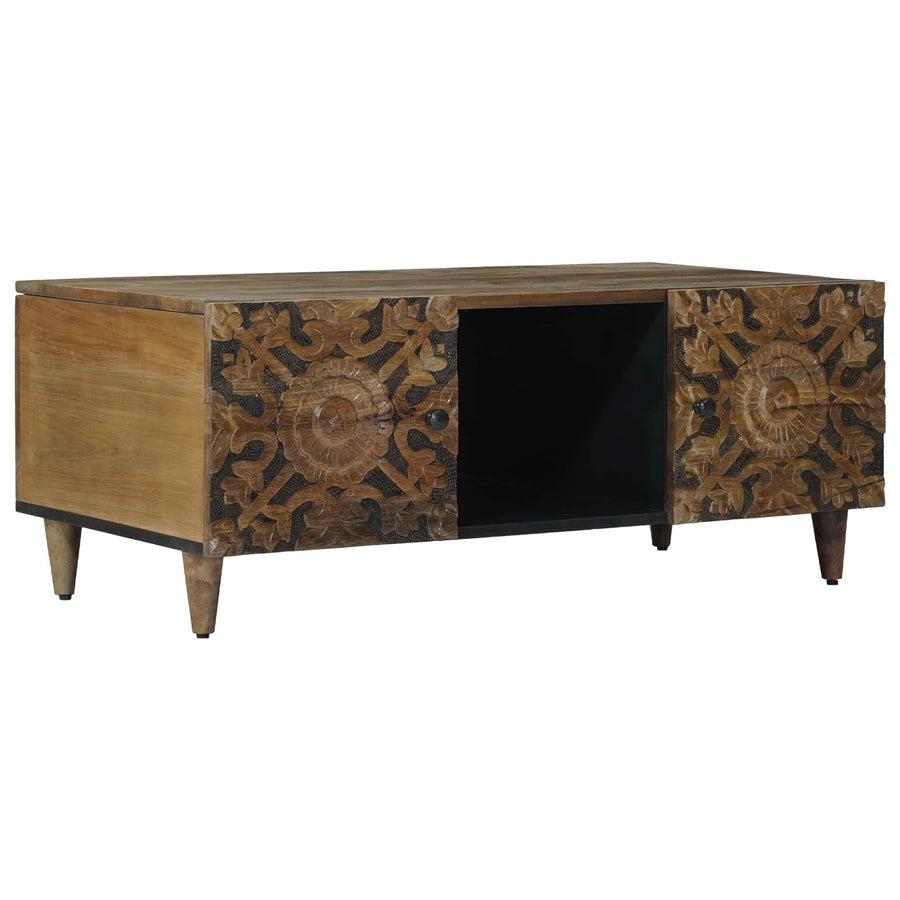 Salontafel Bruin 100 x 54 x 40 cm Massief Mango Hout