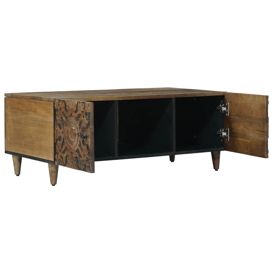 Salontafel Bruin 100 x 54 x 40 cm Massief Mango Hout