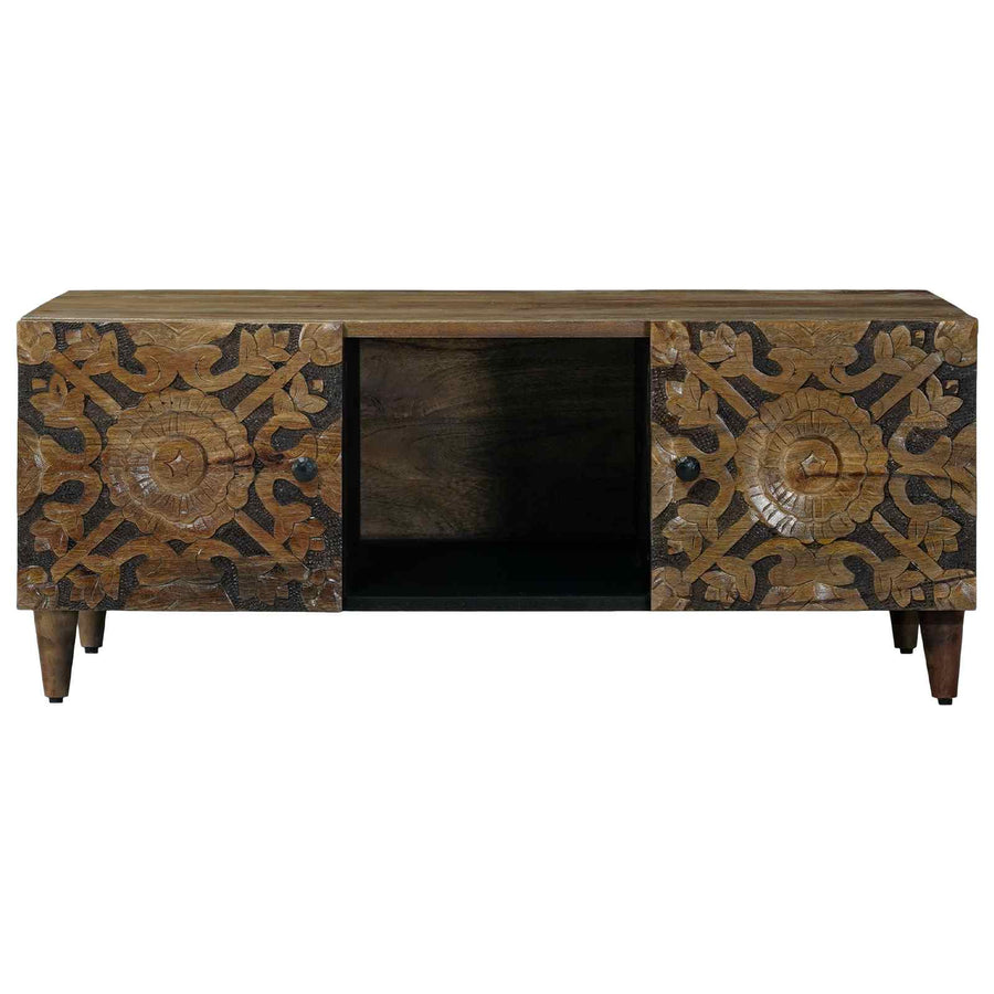 Salontafel Bruin 100 x 54 x 40 cm Massief Mango Hout