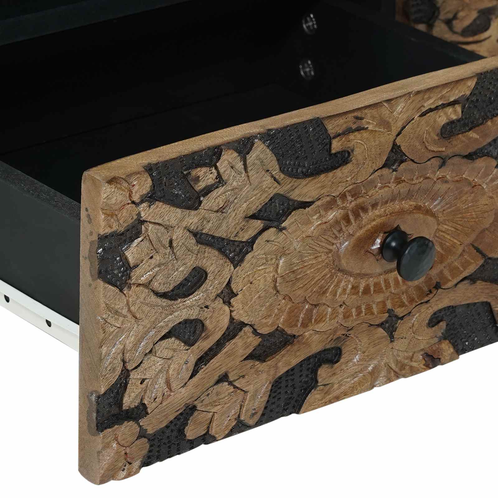Salontafel met lade Bruin 80 x 54 x 40 cm Massief Mango Hout