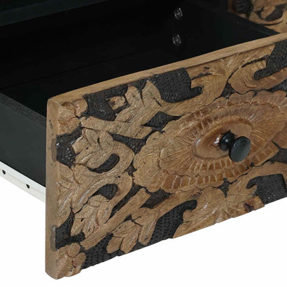 Salontafel met lade Bruin 80 x 54 x 40 cm Massief Mango Hout