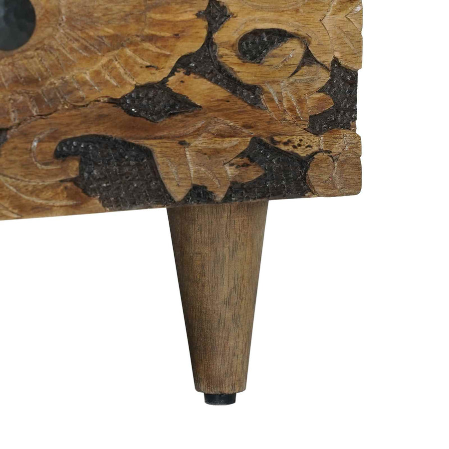 Salontafel met lade Bruin 80 x 54 x 40 cm Massief Mango Hout