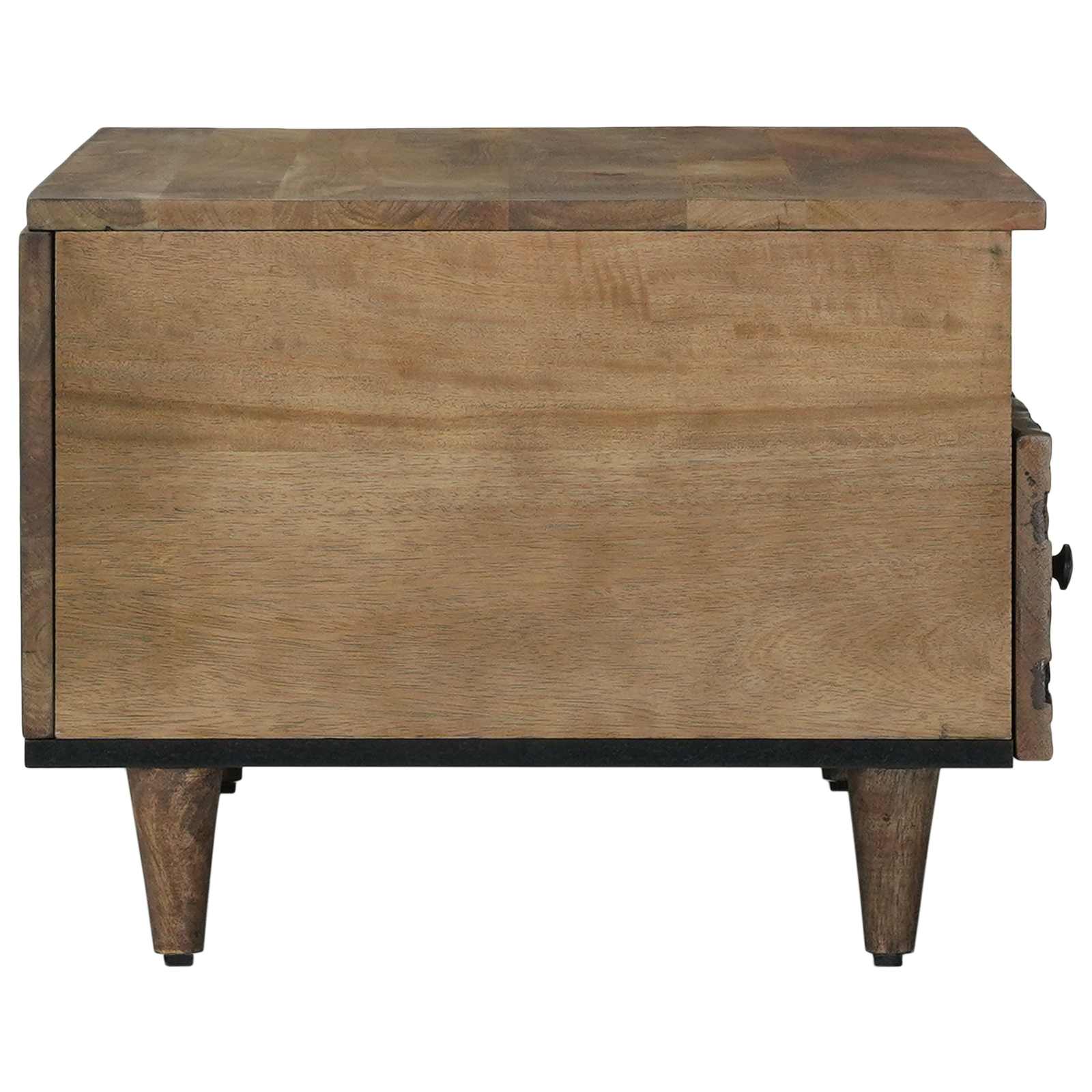 Salontafel met lade Bruin 80 x 54 x 40 cm Massief Mango Hout
