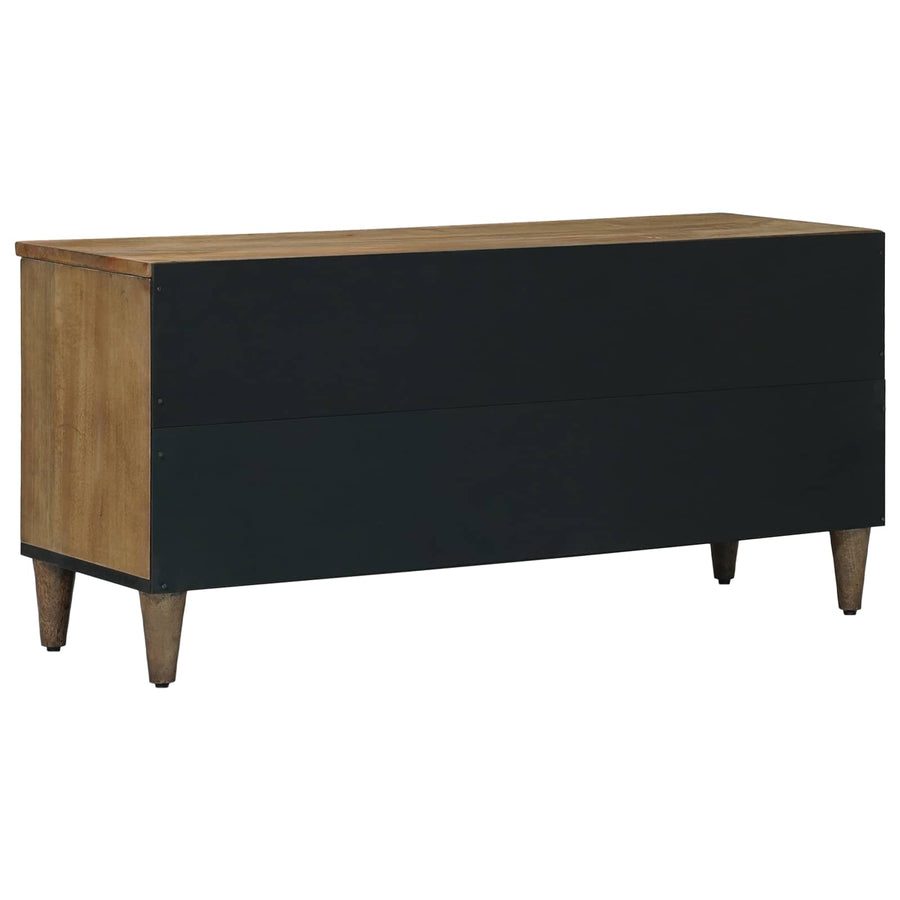 TV-kast met lade Bruin 100 x 33,5 x 46 cm Massief Mango Hout