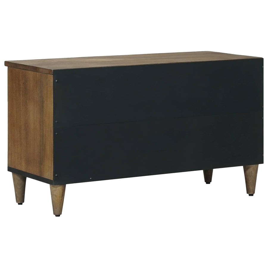 TV-kast met lade Bruin 80 x 33,5 x 46 cm Massief Mango Hout