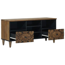 TV-kast met lade Bruin 100 x 33,5 x 46 cm Massief Mango Hout