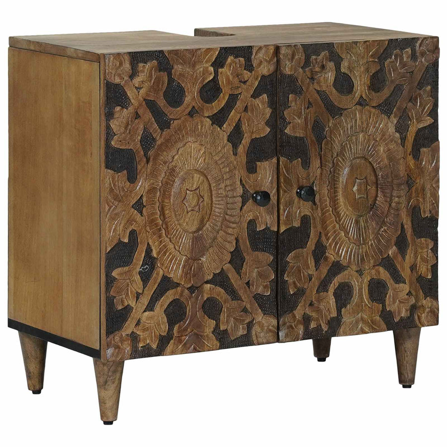 Badkamer wastafelkast Bruin 62 x 33 x 58 cm Massief Mango Hout