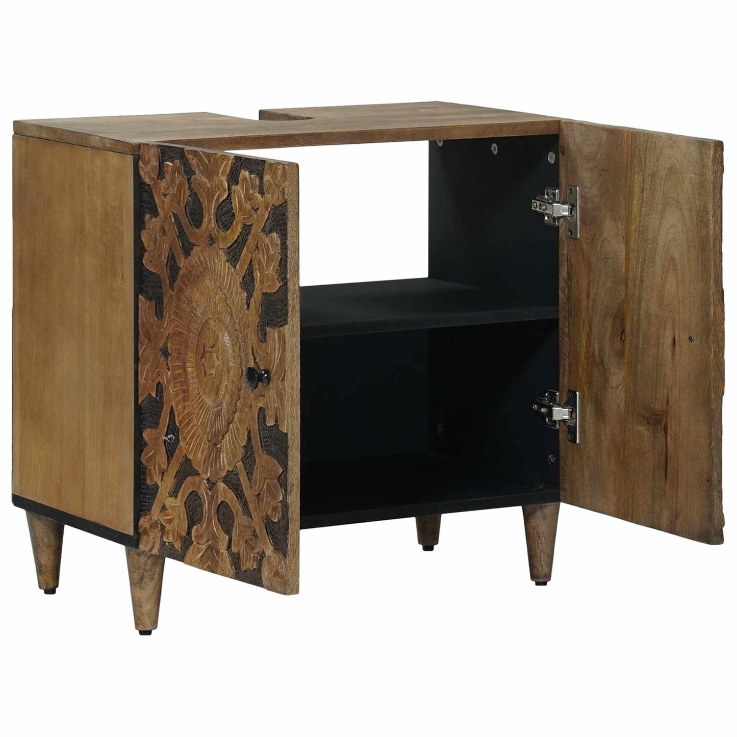 Badkamer wastafelkast Bruin 62 x 33 x 58 cm Massief Mango Hout