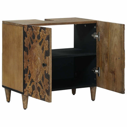 Badkamer wastafelkast Bruin 62 x 33 x 58 cm Massief Mango Hout