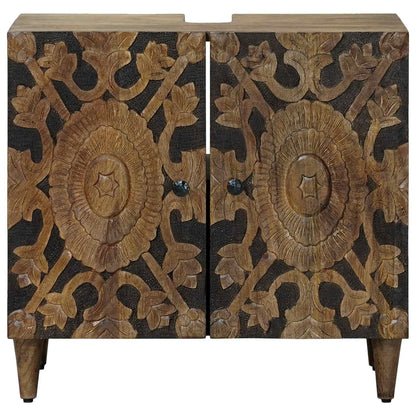 Badkamer wastafelkast Bruin 62 x 33 x 58 cm Massief Mango Hout