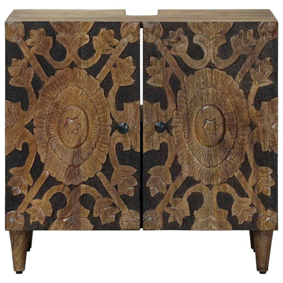 Badkamer wastafelkast Bruin 62 x 33 x 58 cm Massief Mango Hout