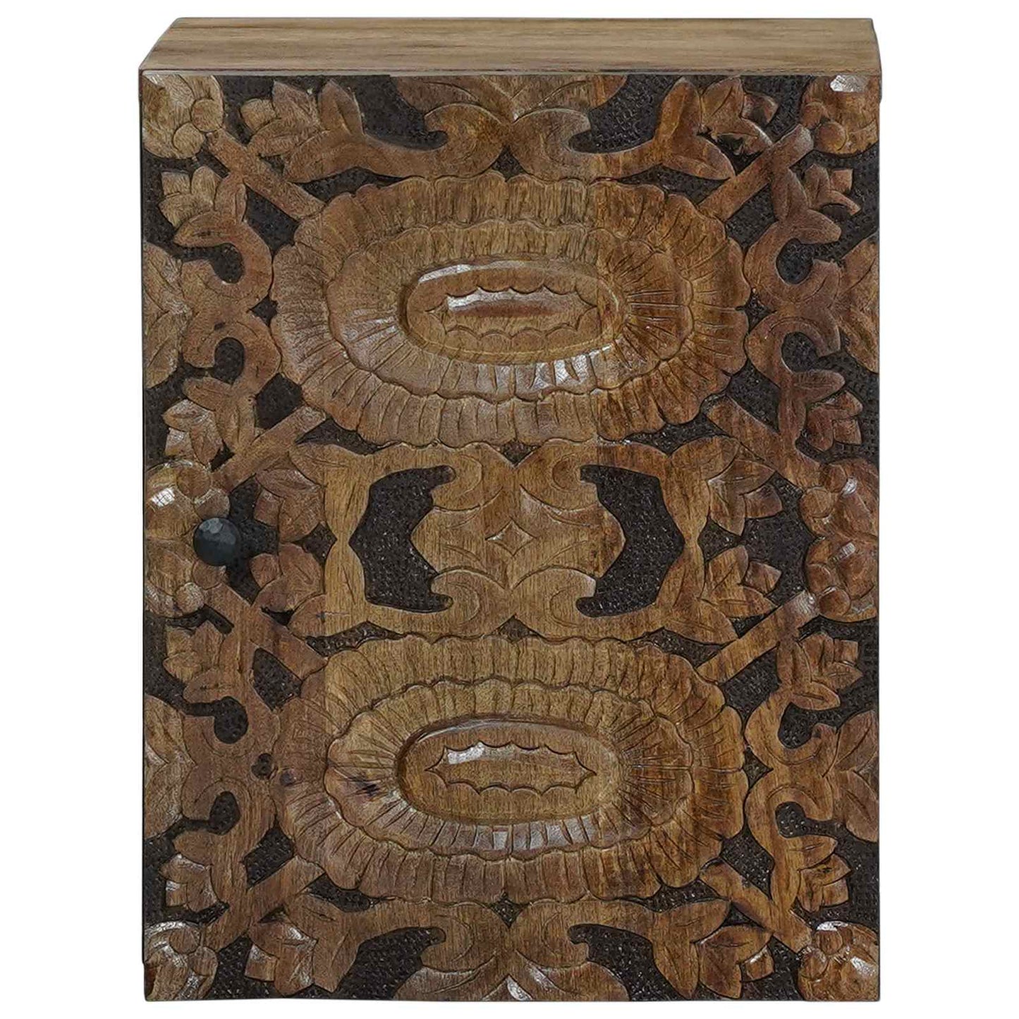 Badkamer Hangkast Bruin 38 x 33,5 x 48 cm Massief Mango Hout