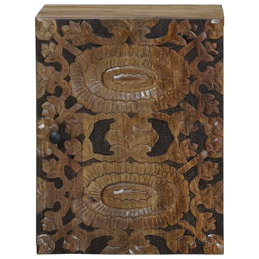 Badkamer Hangkast Bruin 38 x 33,5 x 48 cm Massief Mango Hout