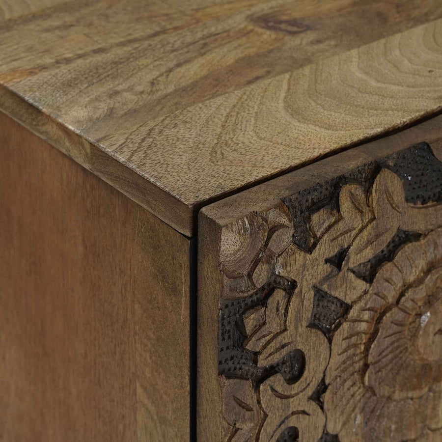 Badkamerkast Bruin 38 x 33,5 x 58 cm Massief Mango Hout
