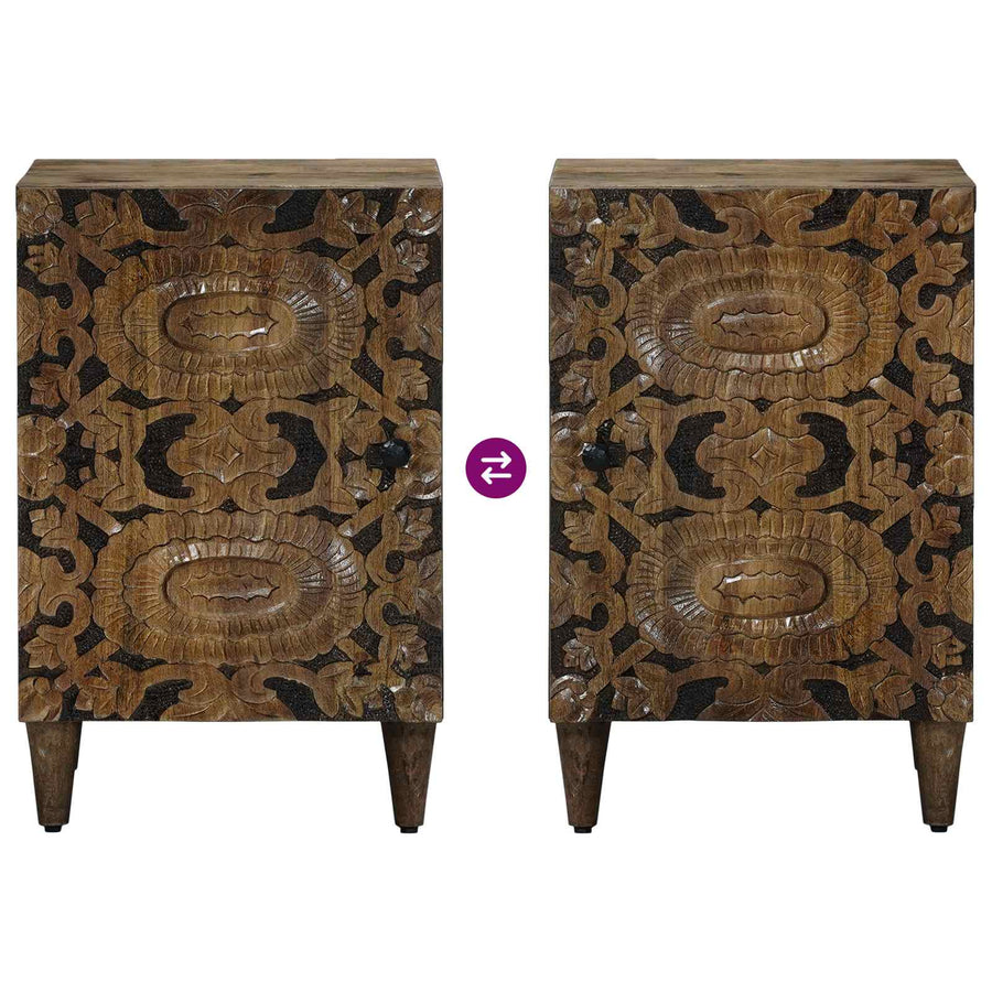 Badkamerkast Bruin 38 x 33,5 x 58 cm Massief Mango Hout