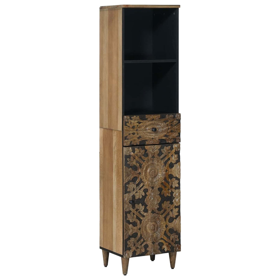 Badkamerkast Bruin 38 x 33,5 x 160 cm Massief Mango Hout