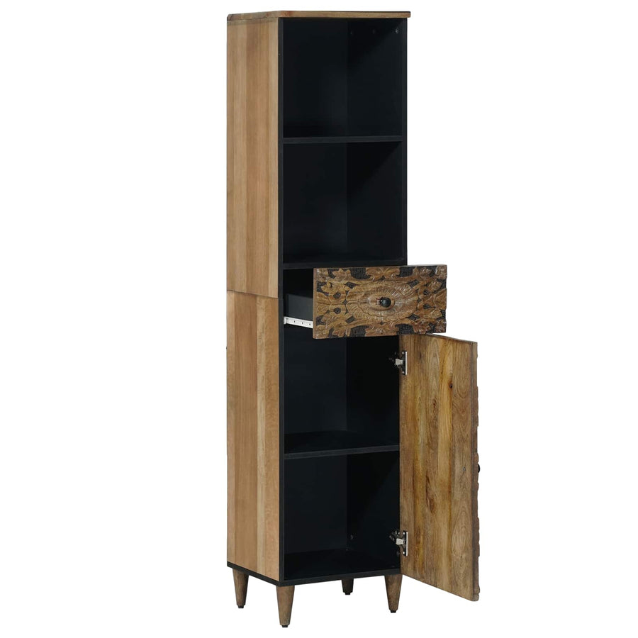 Badkamerkast Bruin 38 x 33,5 x 160 cm Massief Mango Hout