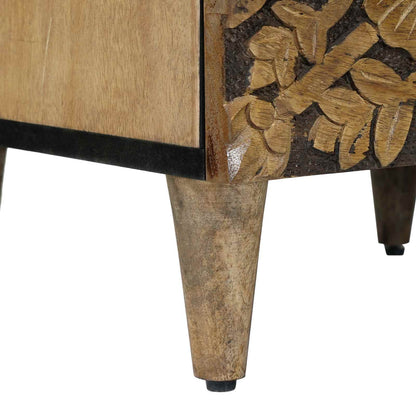 Dressoir met lade Bruin 40 x 33,5 x 75 cm Massief Mango Hout