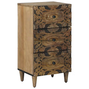 Sideboard with drawer Brown 40 x 33.5 x 75 cm Solid Mango Wood