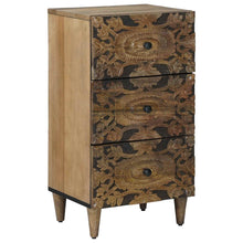 Dressoir met lade Bruin 40 x 33,5 x 75 cm Massief Mango Hout