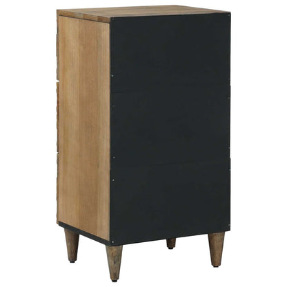 Dressoir met lade Bruin 40 x 33,5 x 75 cm Massief Mango Hout