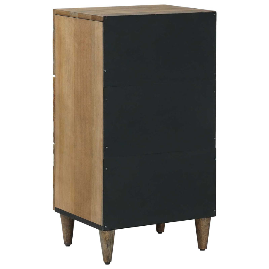 Dressoir met lade Bruin 40 x 33,5 x 75 cm Massief Mango Hout