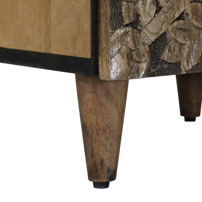 Dressoir met opslag Bruin 40 x 33,5 x 75 cm Massief Mango Hout