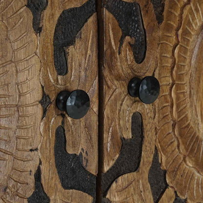 Dressoir met opslag Bruin 60 x 33,5 x 75 cm Massief Mango Hout