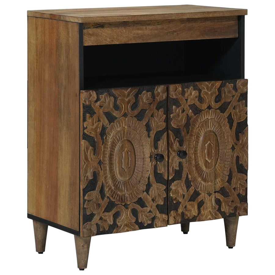 Dressoir met opslag Bruin 60 x 33,5 x 75 cm Massief Mango Hout