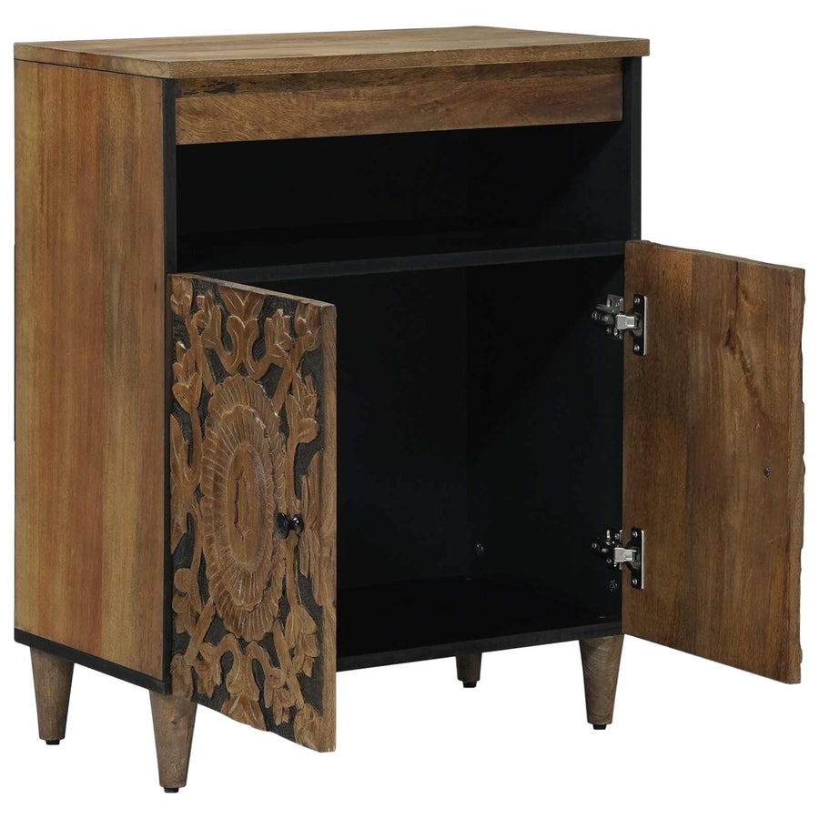 Dressoir met opslag Bruin 60 x 33,5 x 75 cm Massief Mango Hout