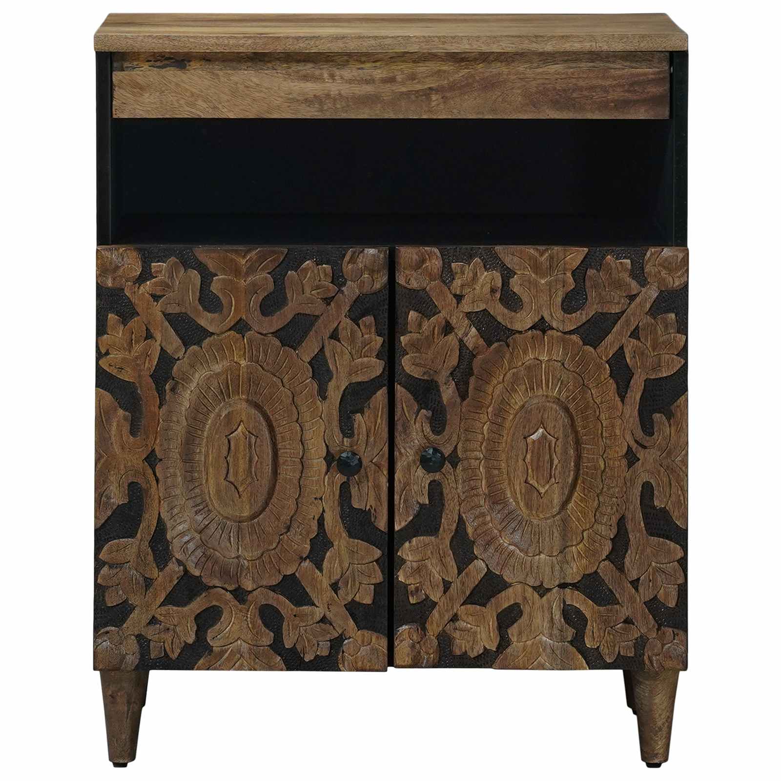 Dressoir met opslag Bruin 60 x 33,5 x 75 cm Massief Mango Hout