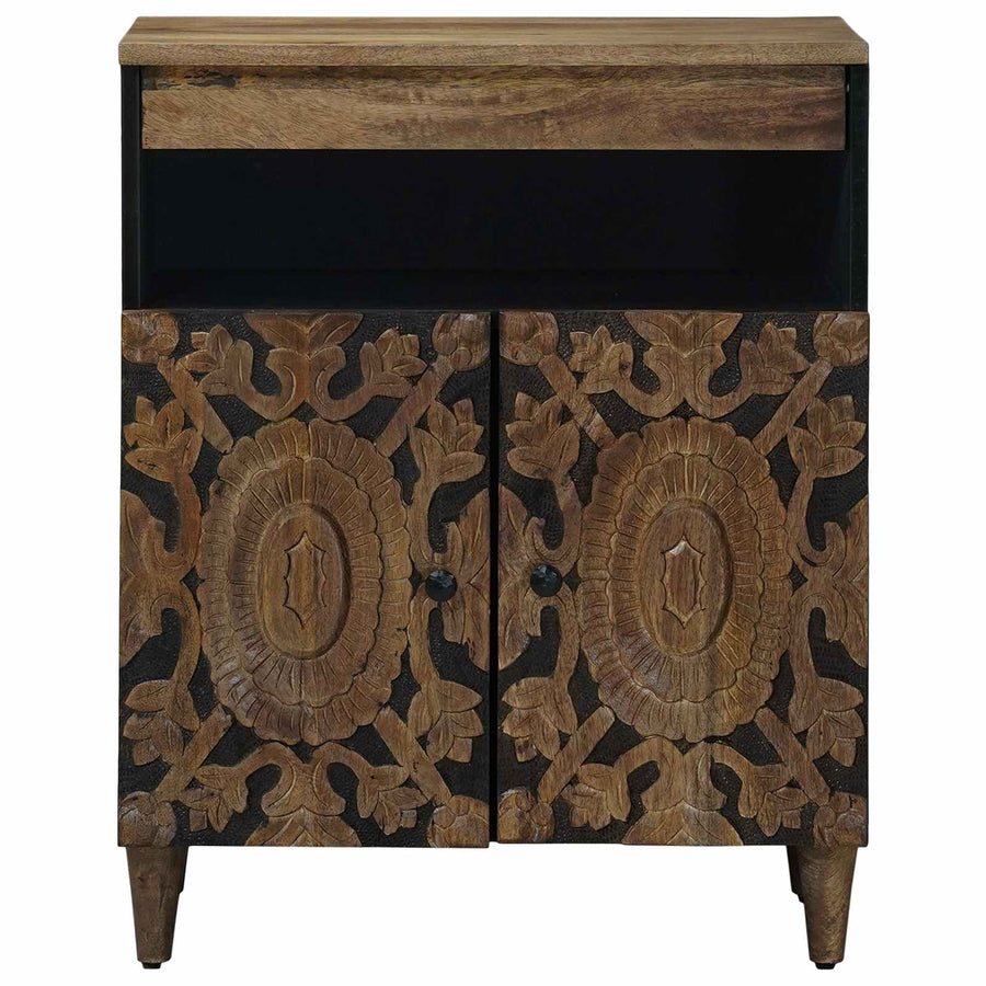 Dressoir met opslag Bruin 60 x 33,5 x 75 cm Massief Mango Hout