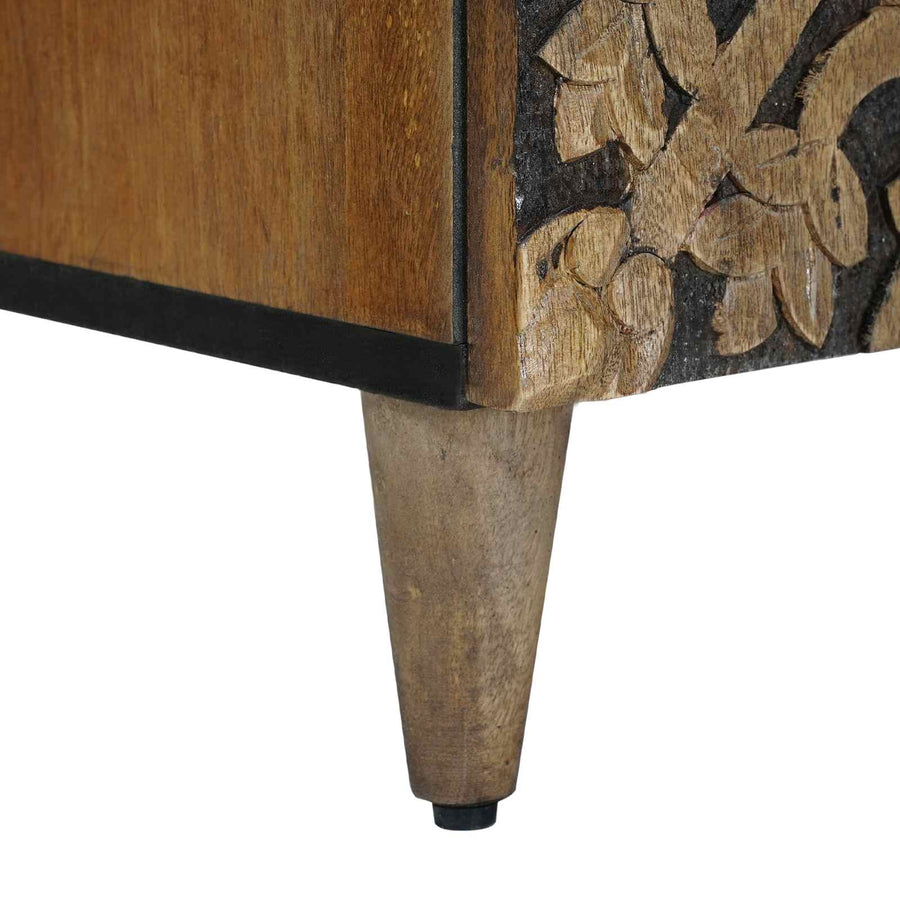 Dressoir met opslag Bruin 60 x 33,5 x 75 cm Massief Mango Hout