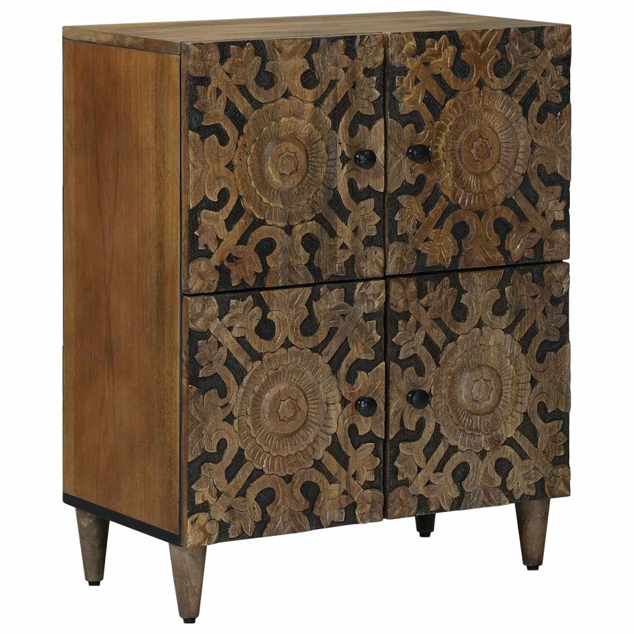 Dressoir met opslag Bruin 60 x 33,5 x 75 cm Massief Mango Hout