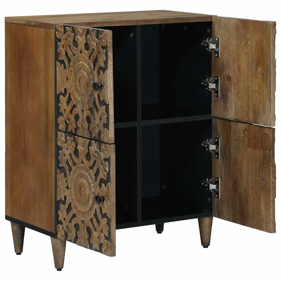 Dressoir met opslag Bruin 60 x 33,5 x 75 cm Massief Mango Hout