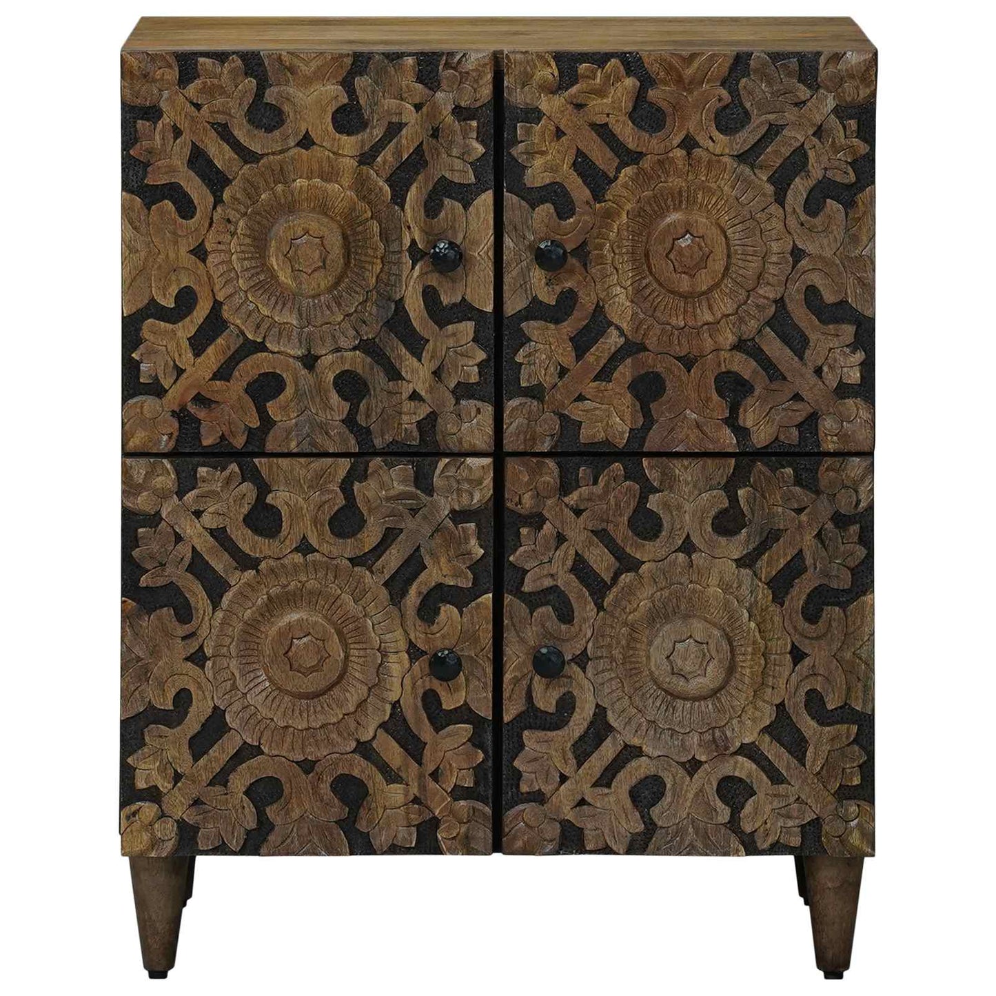 Dressoir met opslag Bruin 60 x 33,5 x 75 cm Massief Mango Hout