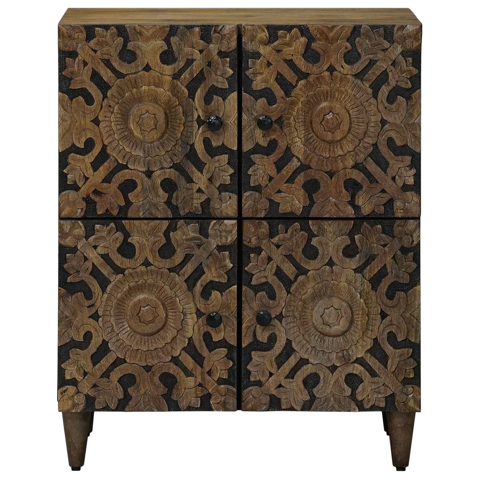 Dressoir met opslag Bruin 60 x 33,5 x 75 cm Massief Mango Hout