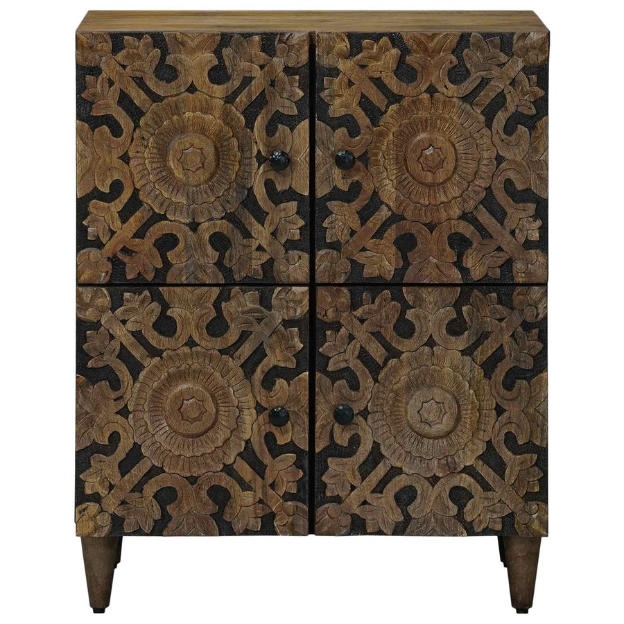 Dressoir met opslag Bruin 60 x 33,5 x 75 cm Massief Mango Hout