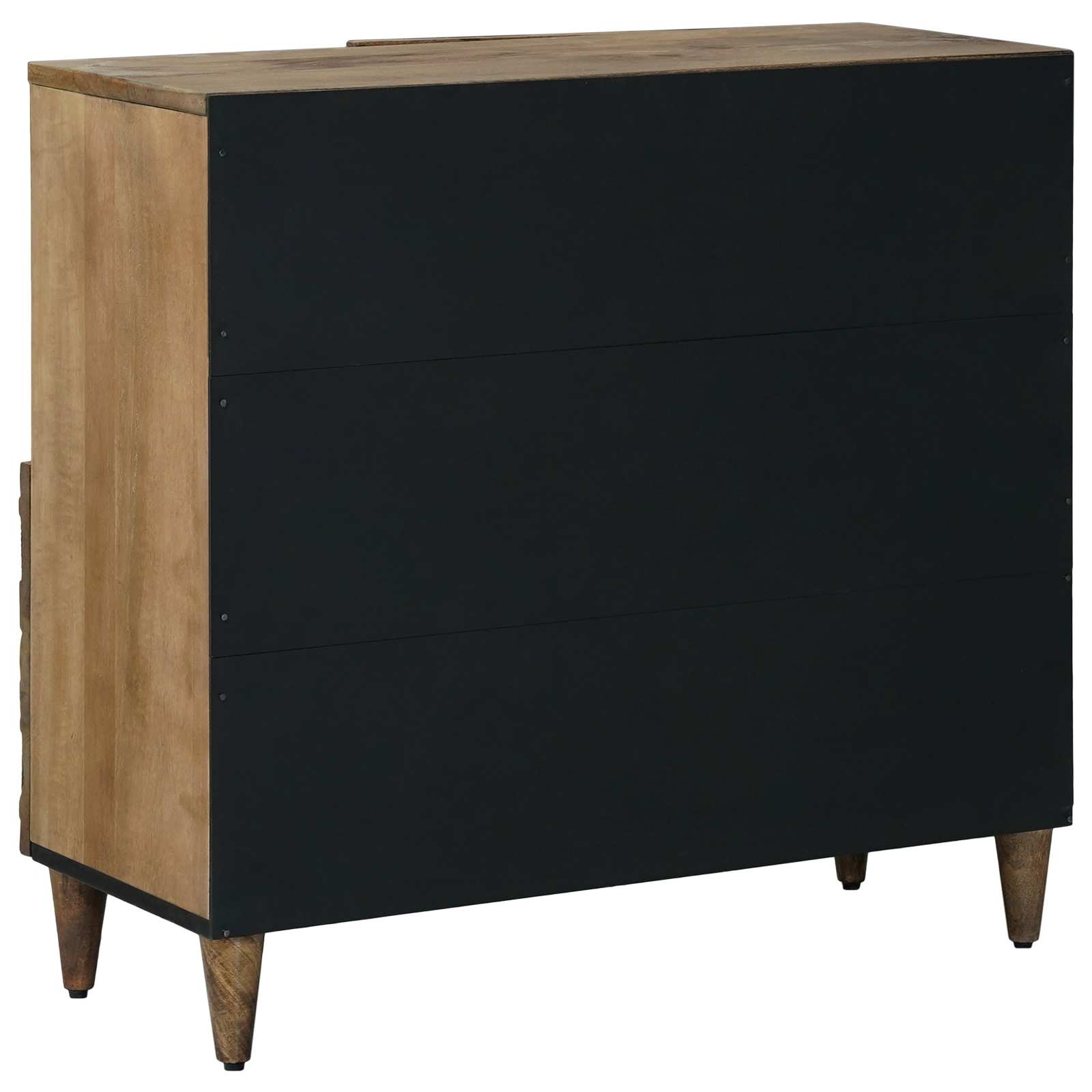 Dressoir met opslag Bruin 80 x 33,5 x 75 cm Massief Mango Hout
