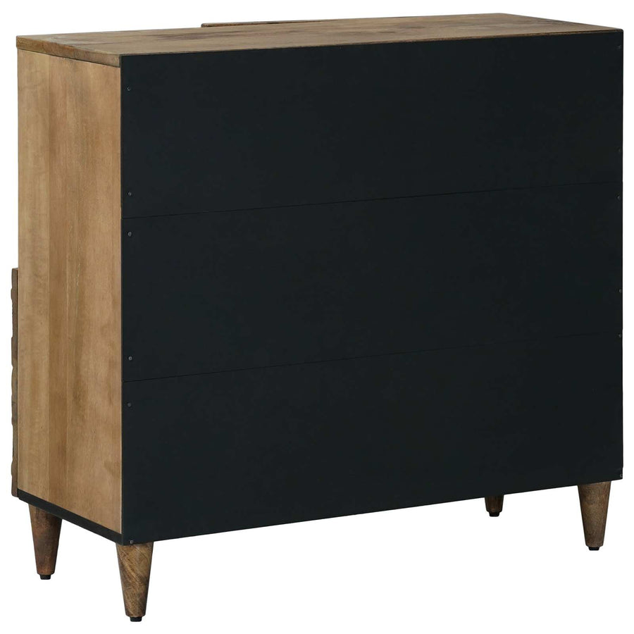 Dressoir met opslag Bruin 80 x 33,5 x 75 cm Massief Mango Hout