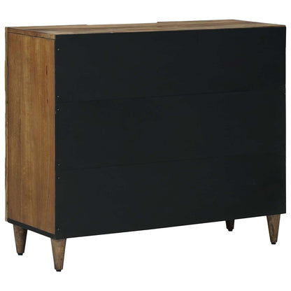Dressoir met plank Bruin 90 x 33,5 x 75 cm Massief Mango Hout
