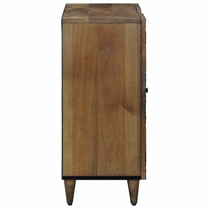 Dressoir met plank Bruin 90 x 33,5 x 75 cm Massief Mango Hout