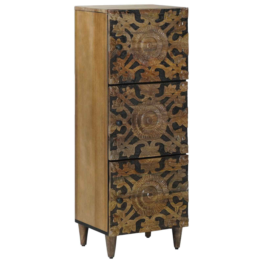 Hoge Kast met plank Bruin 40 x 33,5 x 110 cm Massief Mango Hout