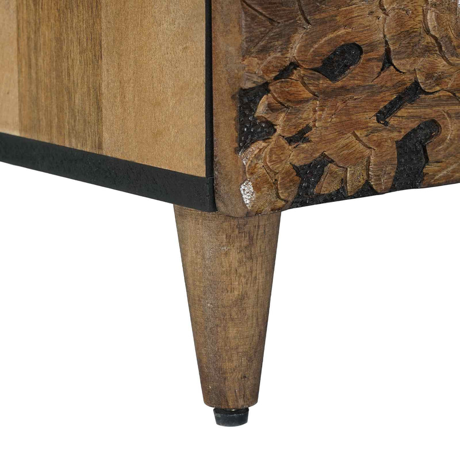 Hoge Kast met lade Bruin 60 x 33,5 x 100 cm Massief Mango Hout