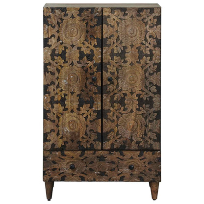Hoge Kast met lade Bruin 60 x 33,5 x 100 cm Massief Mango Hout