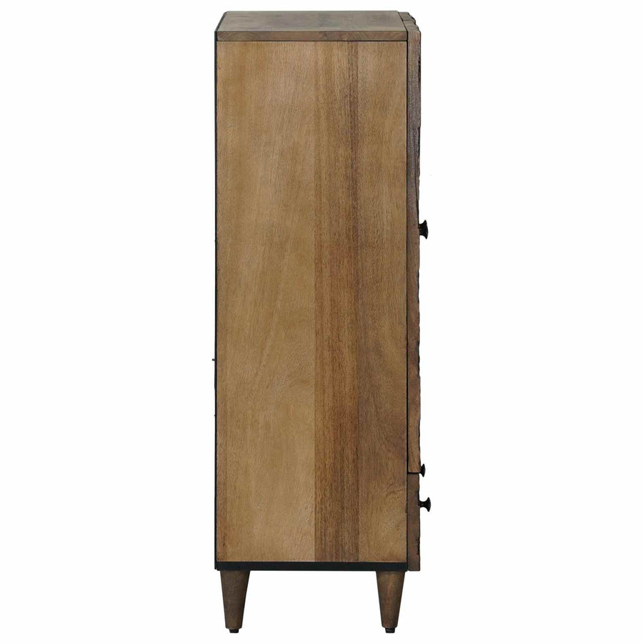 Hoge Kast met lade Bruin 60 x 33,5 x 100 cm Massief Mango Hout