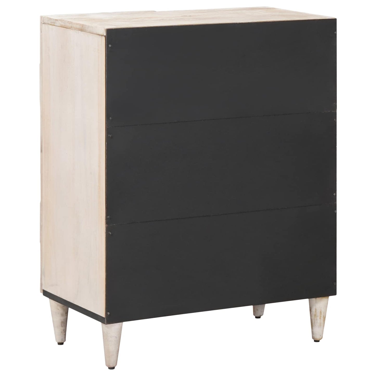 Opslag Dressoir Wit 60 x 33,5 x 75 cm Massief Mango Hout